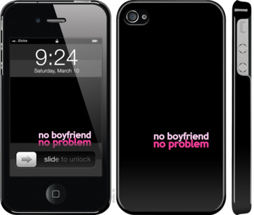 

Чохол no boyfriend no problem на iPhone 4 828535