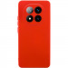Чохол TPU GETMAN Liquid Silk Full Camera на Xiaomi Redmi Note 14 Pro+ 5G (Червоний / Red)