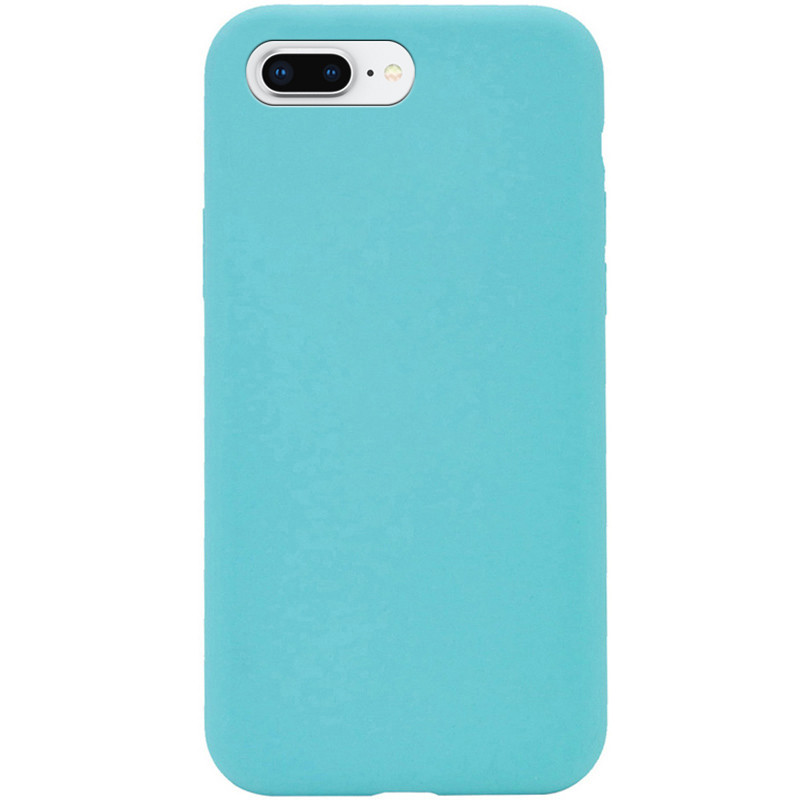 Чохол Silicone Case Full Protective (AA) NO LOGO на Apple iPhone 7 plus / 8 plus (5.5") (Бірюзовий / Marine Green)