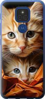 Чехол Котики 2 для Motorola E7 Plus
