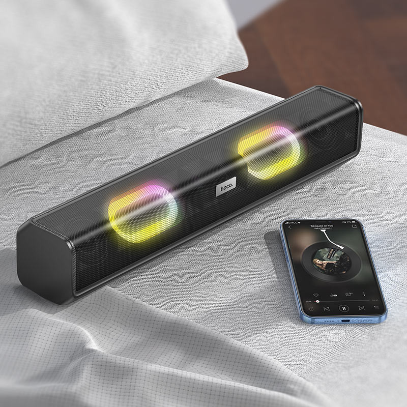 Фото Bluetooth Колонка Hoco BS49 Dazzling sound (Black) в магазине vchehle.ua