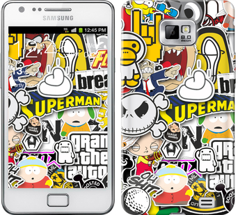 

Чехол Popular logos для Samsung Galaxy S2 i9100 627792