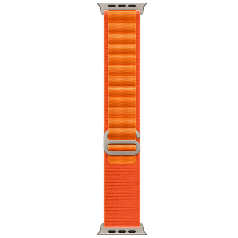 Ремінець Alpine Loop для Apple Watch 42(ser.1-3)/44/45/46/49mm (m/l) (Помаранчевий / Orange) в магазині vchehle.ua