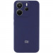 Чохол Silicone Cover Lakshmi Full Camera (AA) with logo на Xiaomi Redmi Note 14 4G (Int. version) (Синій / Midnight blue)
