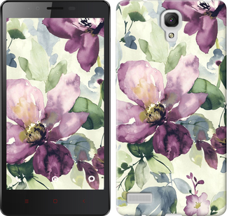

Чехол Цветы акварелью для Xiaomi Redmi Note 296744