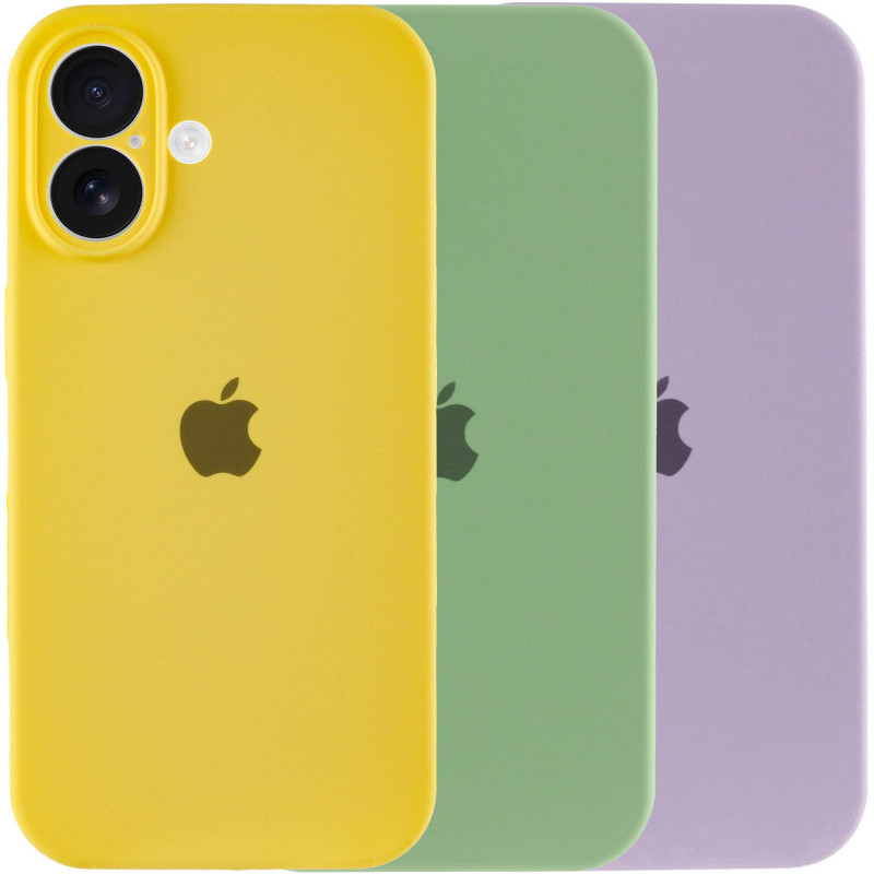 Чохол Silicone Case Full Camera Protective (AA) на Apple iPhone 16 Plus (6.7")