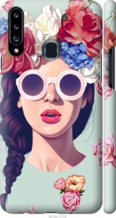 

Чехол Девушка с цветами для Samsung Galaxy A20s A207F 791972