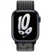 Фото Ремешок Nylon для Apple watch 42mm/44mm/45mm/49mm (Black / Summit White) на vchehle.ua