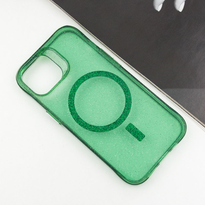 Фото Чехол TPU Radiance with Magnetic safe для Apple iPhone 11 (6.1") (Green) на vchehle.ua