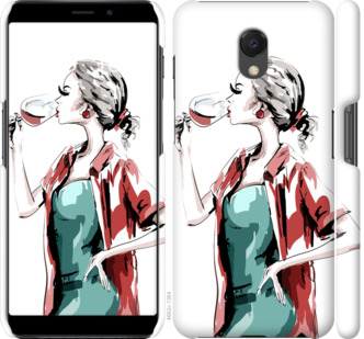 

Чехол Девушка с бокалом для Meizu M6s 841622
