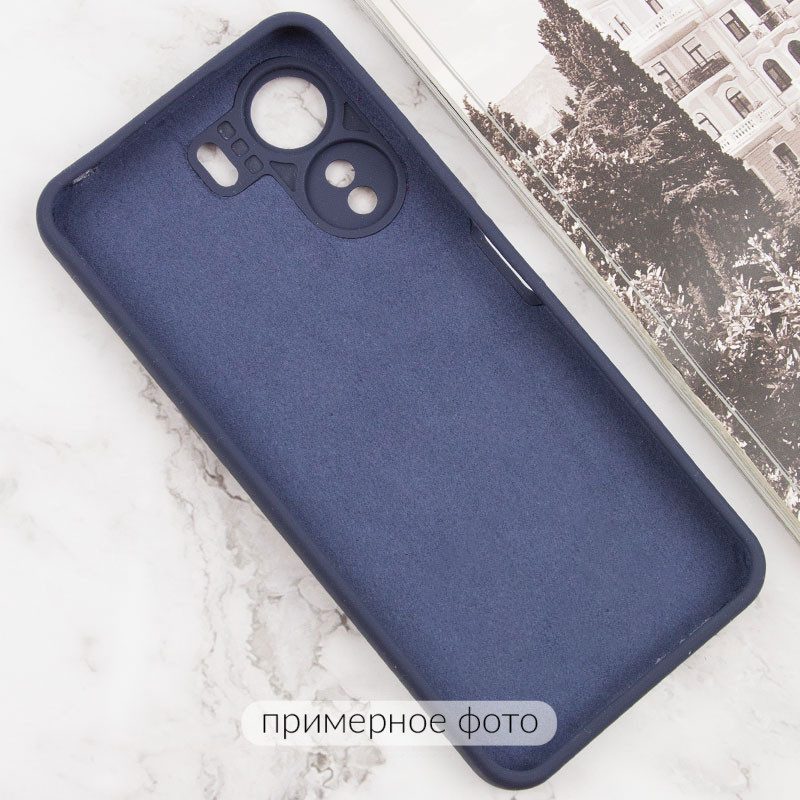 Фото Чохол TPU GETMAN Liquid Silk Full Camera на Xiaomi Redmi 13C / Poco C65 (Синій / Midnight Blue) в маназині vchehle.ua