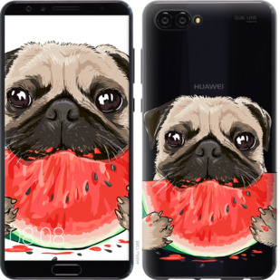 

Чехол Мопс и арбуз для Huawei Nova 2S 843798