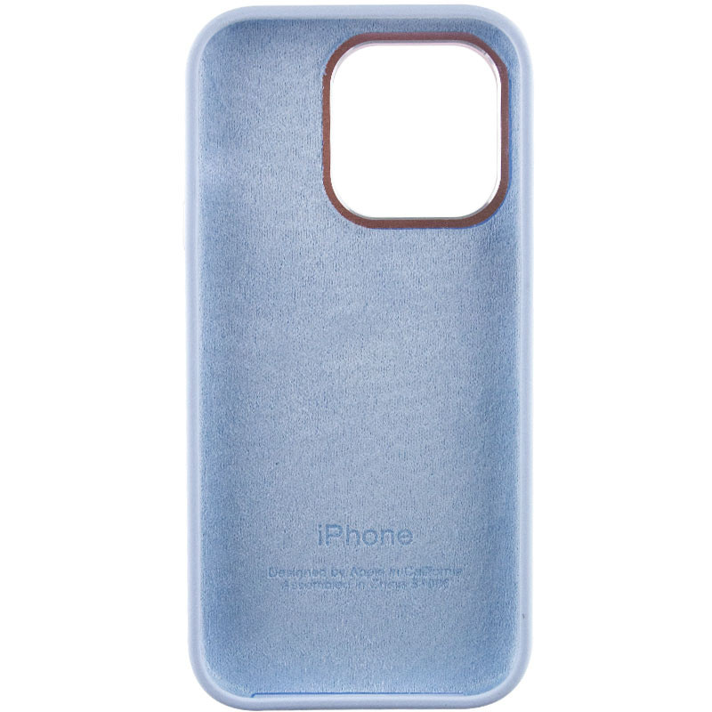 Чехол Silicone Case Metal Buttons (AA) для Apple iPhone 13 Pro (6.1") (Голубой / Cloud Blue) в магазине vchehle.ua