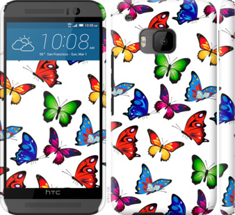 

Чохол Барвисті метелики на HTC One M9 881300