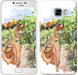 

Чехол Девушка Лето для Samsung Galaxy C7 C7000 102869