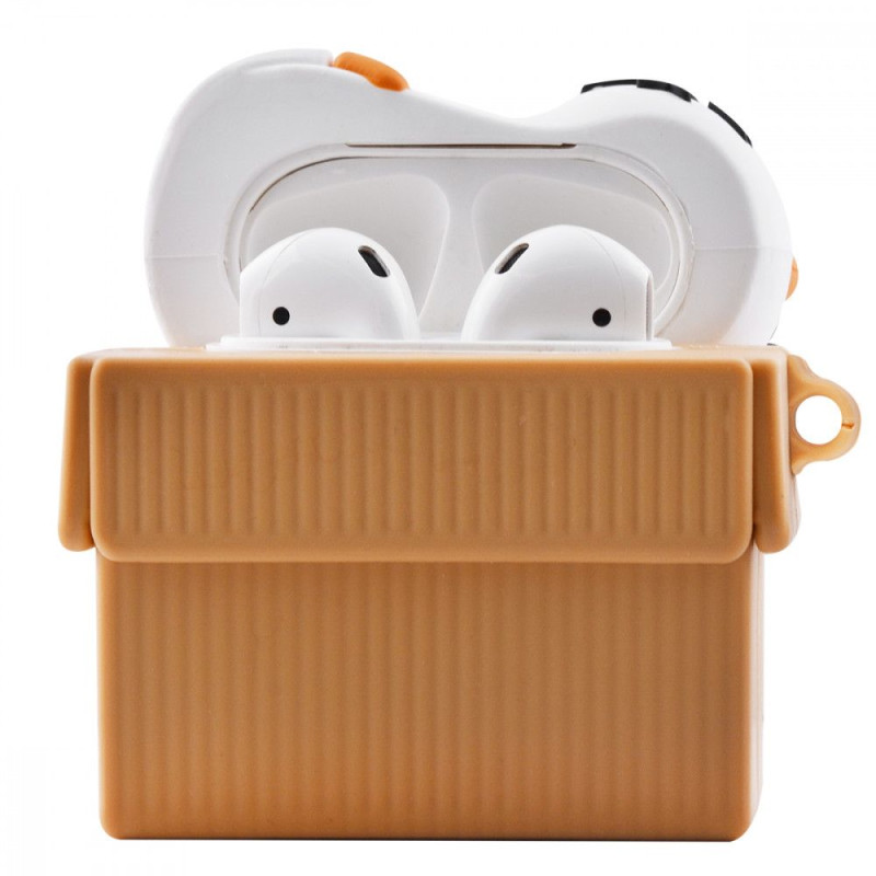 Фото Силіконовий футляр Sleeping Cat для навушників Airpods (Sleeping Cat) на vchehle.ua