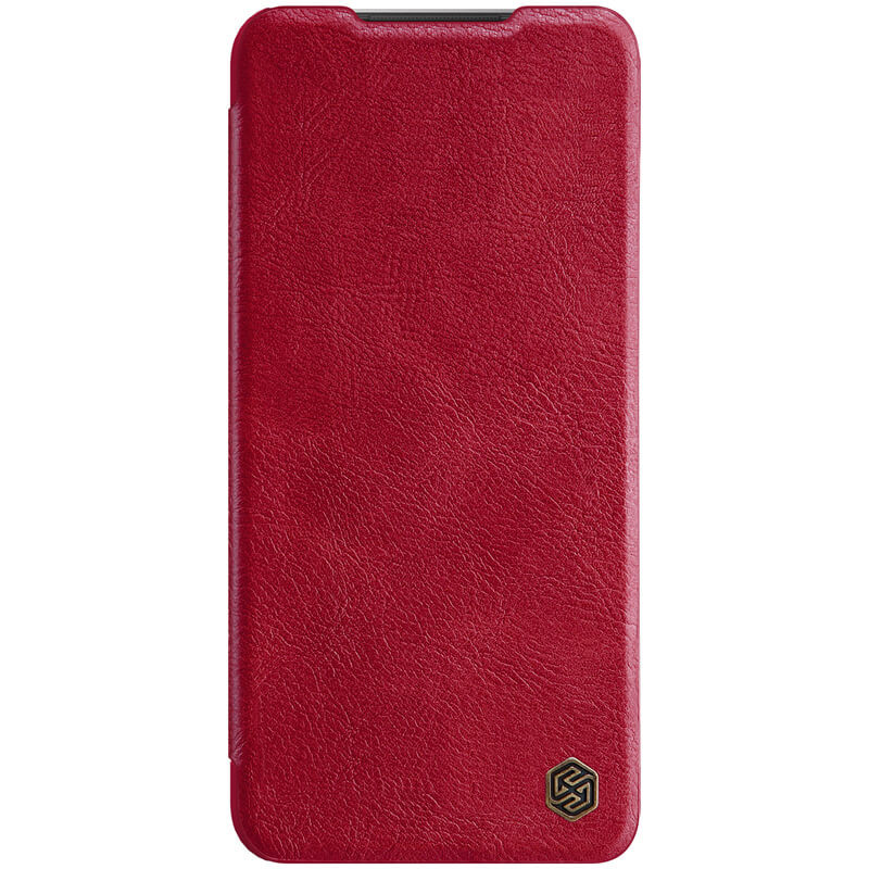 

Кожаный чехол (книжка) Nillkin Qin Series для Xiaomi Redmi 10 (Красный) 1234181