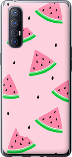 Чехол Розовый арбуз для Oppo Reno 3 Pro