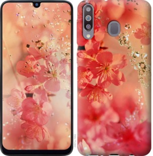 

Чехол Розовые цветы для Samsung Galaxy M30 764247