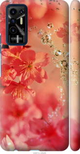 

Чехол Розовые цветы для Tecno Pova 2 1397036