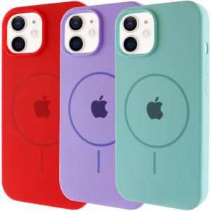 Чехол Silicone Case Full Protective (AA) with Magnetic Safe для Apple iPhone 11 (6.1")