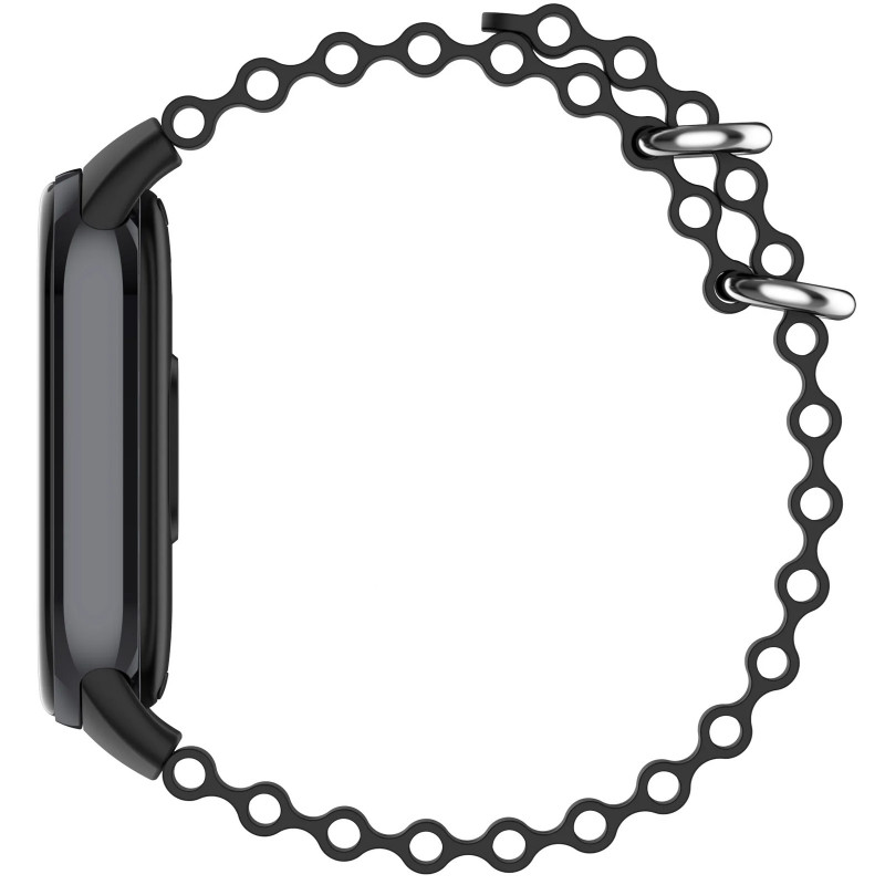 Купити Ремінець Ocean Band для Xiaomi Mi Band 9/8/10 (Чорний / Black) на vchehle.ua