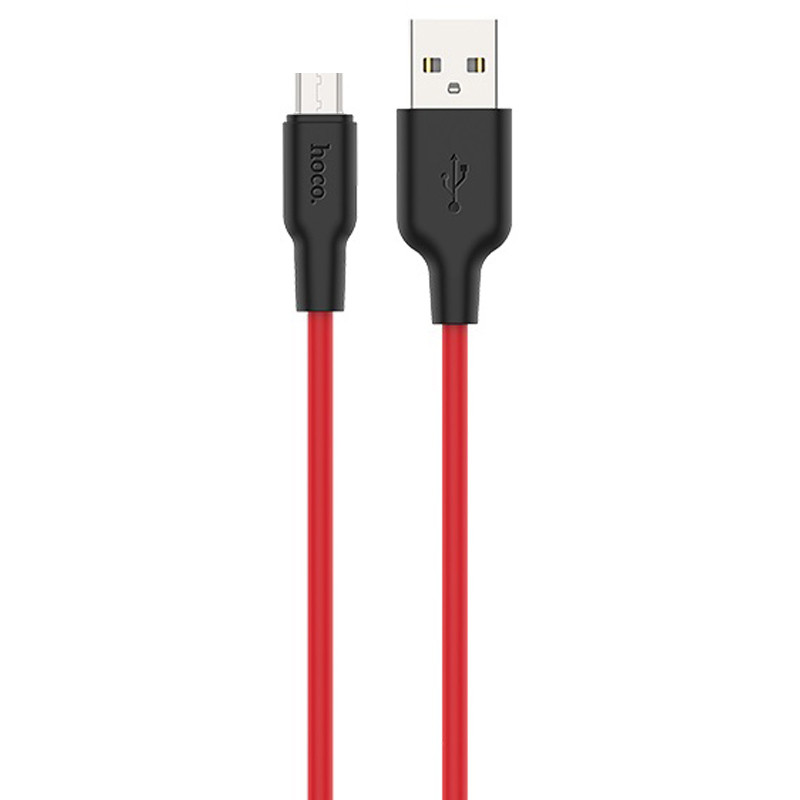 

Дата кабель Hoco X21 Plus Silicone MicroUSB Cable (2m) (Black / Red) 1236016