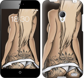 

Чохол Дівчина з татуюванням на Meizu MX2 644343