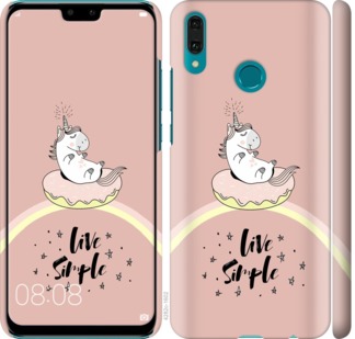 

Чехол Единорожка в пончике для Huawei Y9 2019 719569