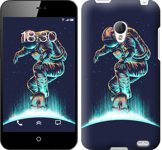 

Чехол Космонавт на скейтборде для Meizu MX2 591429