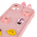 Чехол TPU Toys Case with Ears для Apple iPhone 12 (6.1") (Light Pink) в магазине vchehle.ua