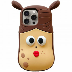 Силиконовый чехол Funny 3D для Apple iPhone 15 Pro Max (6.7")