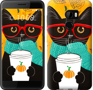 

Чехол Осенний кот для HTC One X10 580970