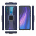 Ударопрочный чехол Combo Ring for Magnet для Xiaomi Redmi Note 8T (Синий)