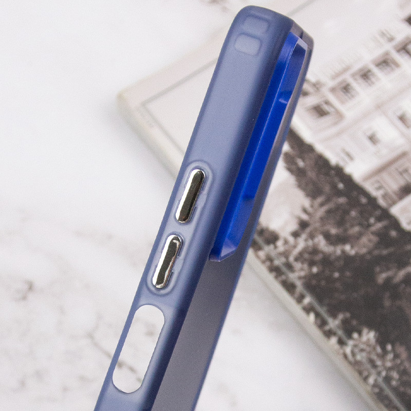 Купити TPU+PC чохол Magic glow with protective edge на Xiaomi Redmi Note 10 Pro / 10 Pro Max (Blue) на vchehle.ua