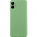 Чехол TPU GETMAN Liquid Silk Full Camera для Samsung Galaxy A06 (Зеленый / Pistachio)