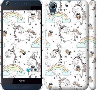 

Чохол Єдиноріг і кава на HTC Desire 626G 840749