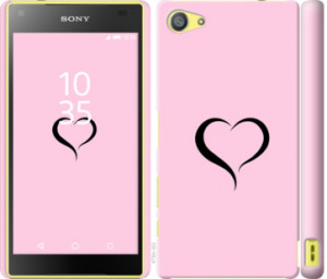 Чехол Сердце 1 для Sony Xperia Z5 Compact E5823