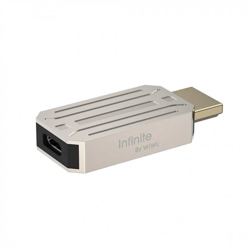 Фото Переходник WIWU Wi-HB004 Infinite USB-C to HDMI (Silver) на vchehle.ua
