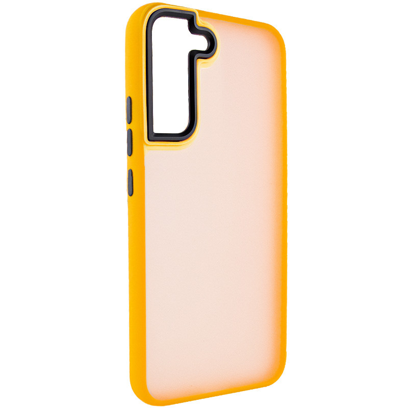 Чохол TPU+PC Lyon Frosted на Samsung Galaxy S21 FE (Orange)