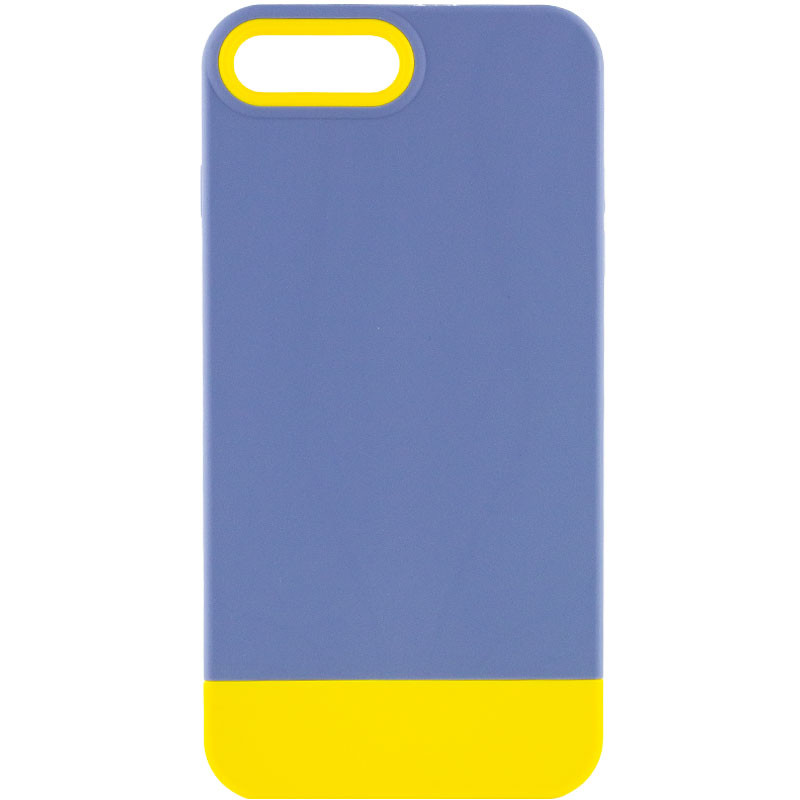 Чохол TPU+PC Bichromatic на Apple iPhone 7 plus / 8 plus (5.5") (Blue / Yellow)
