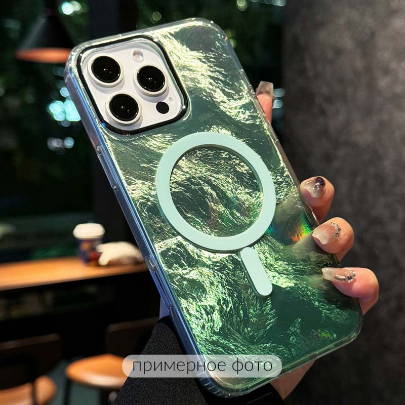 Фото Чехол TPU Shiny Mountain (MagFit) для Apple iPhone 17 (6.3") (Green) в магазине vchehle.ua