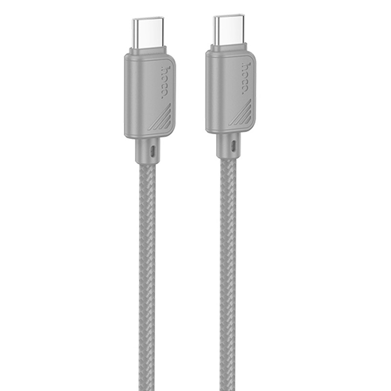 Дата кабель Hoco X113 Beneficio Type-C to Type-C 60W (1m) (Gray)