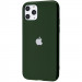 TPU чехол Matte LOGO для Apple iPhone 11 Pro (5.8") (Зеленый / Dark Green)
