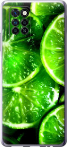 Чохол Зелені часточки лимона на Infinix Note 10 Pro