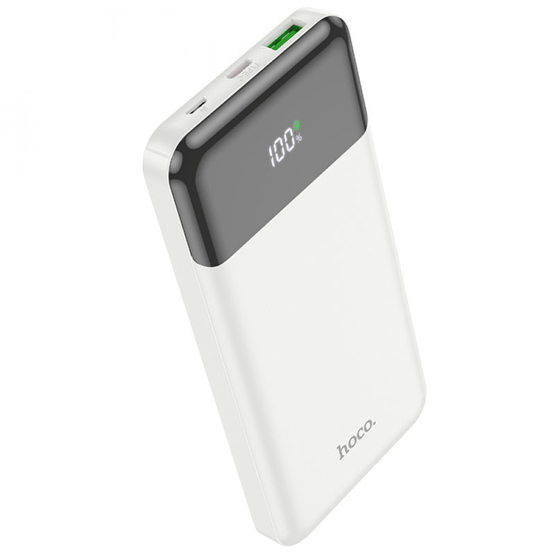 Фото Уцінка Портативний ЗП Power Bank Hoco J102 Cool figure PD20W+QC3.0 10000 mAh (Розкрита упаковка / White) на vchehle.ua