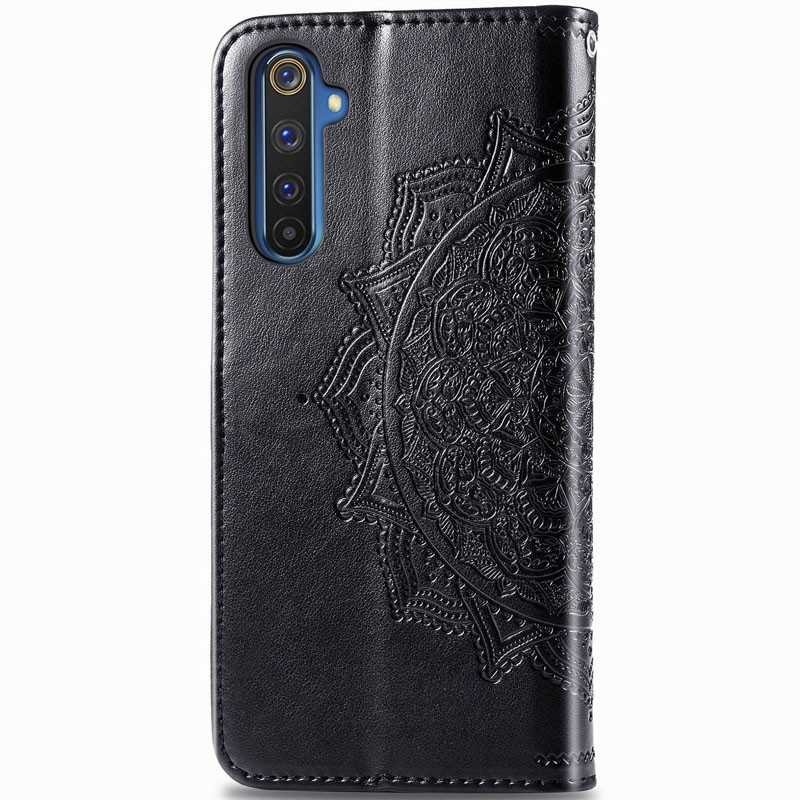 Купить Кожаный чехол-книжка Art Case с визитницей для Realme 6 Pro (Черный) на vchehle.ua