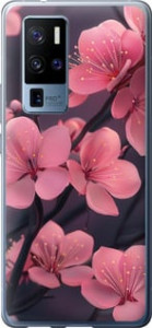 Чехол Пурпурная сакура для Vivo X50 Pro Plus