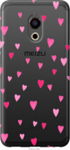 Чехол Сердечки 2 для Meizu Pro 6