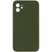 Silicone Case Square Full Camera Protective (AA) NOLOGO для Apple iPhone 11 (6.1") (Зеленый / Dark Olive)